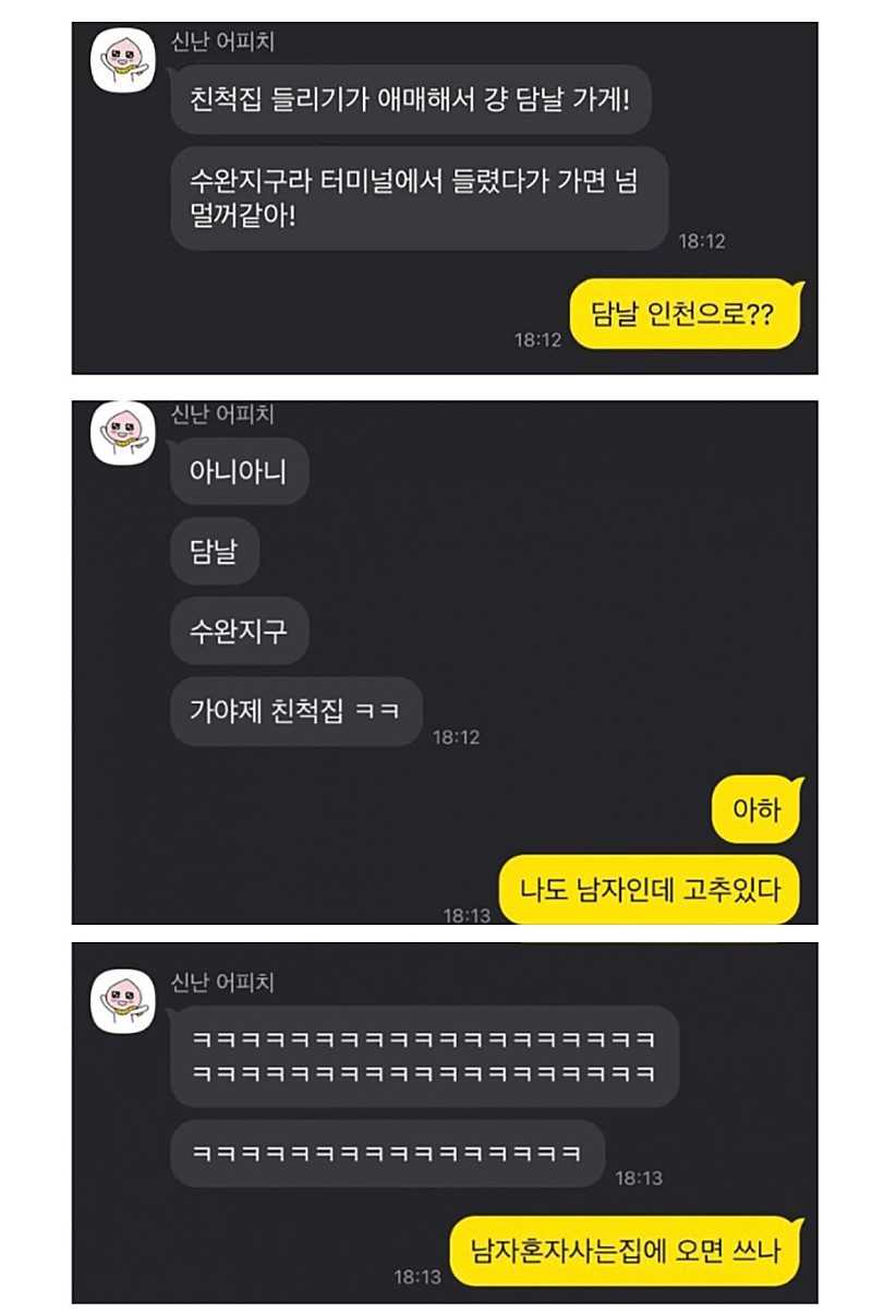 자취방에서 재워달라는 30대 초 여사친